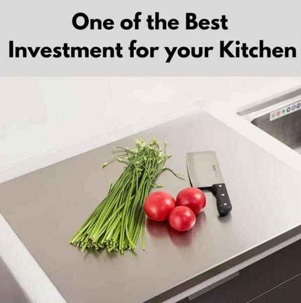 Stainless Steel Cutting Board Durable / Rolling Pins For Baking Kitchen