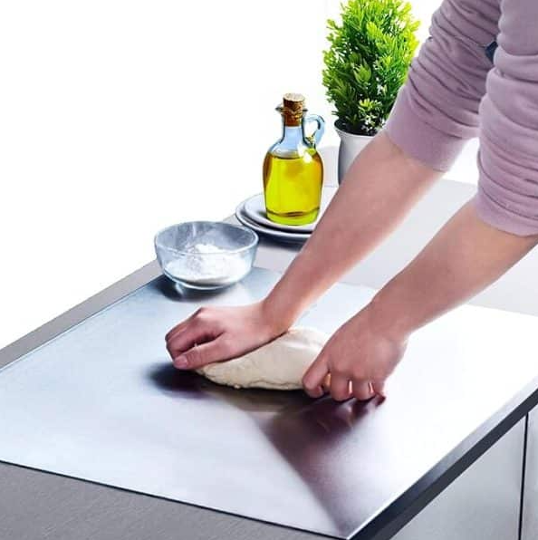 Stainless Steel Cutting Board Durable / Rolling Pins For Baking Kitchen