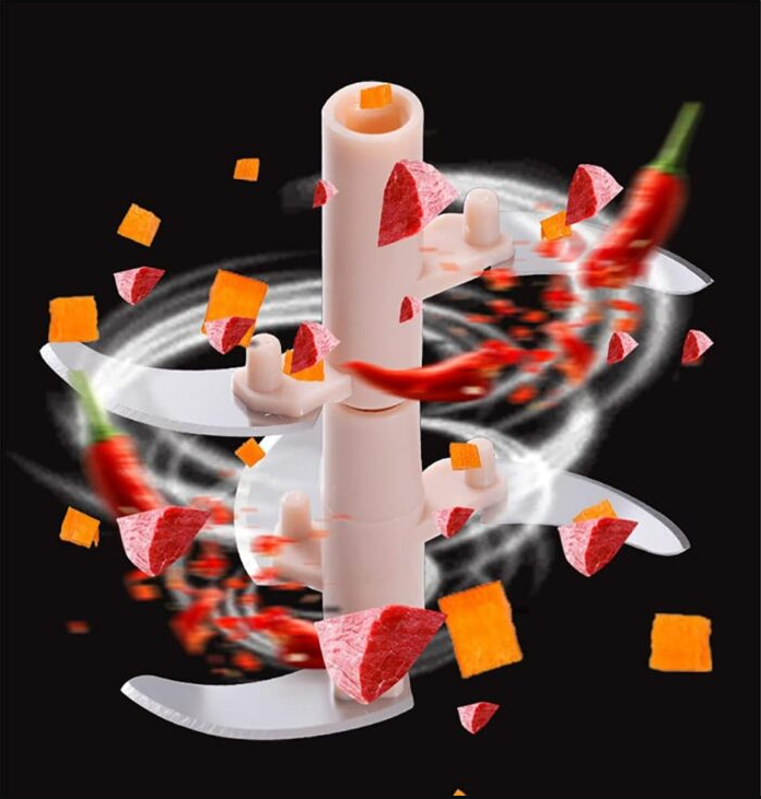 Manual Garlic Chopper – Hand-Powered Mini Food Processor