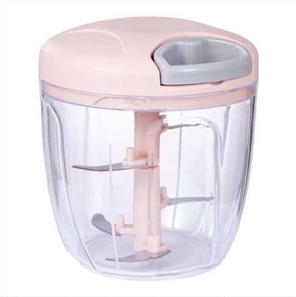 Manual Garlic Chopper – Hand-Powered Mini Food Processor